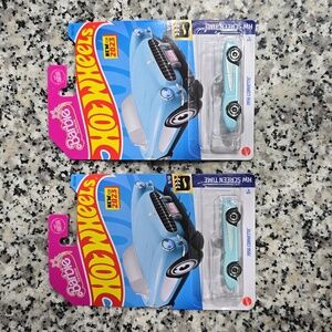 Hot Wheels - Barbie: The Movie - 1956 Light Blue Corvette